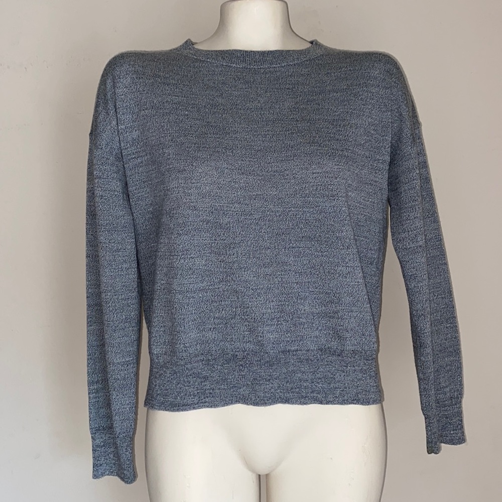 Theory gray wool sweatshirt P NWT $265